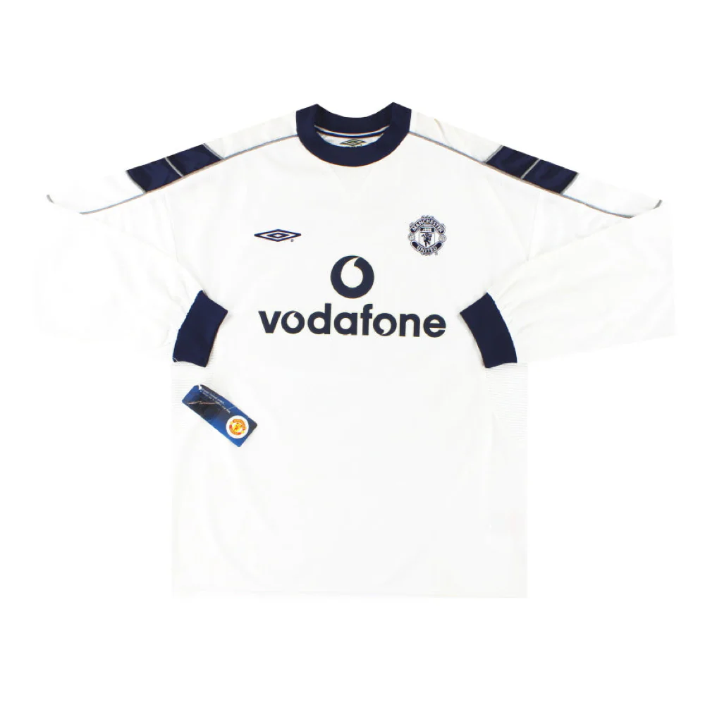 2000-01 Manchester United FC 2a Equipación Manga Larga