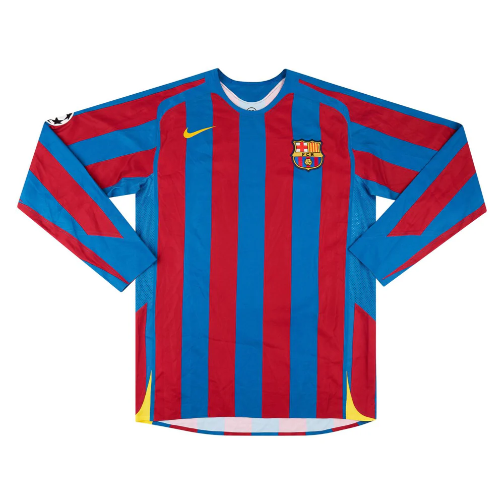 2005-06 FC Barcelona 1a Equipación Manga Larga