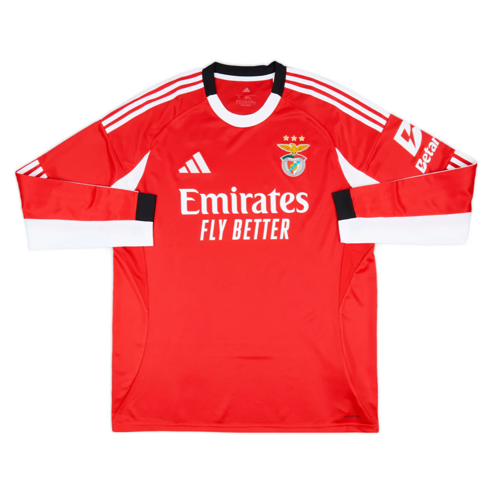 2025-26 SL Benfica 1a Equipación Manga Larga